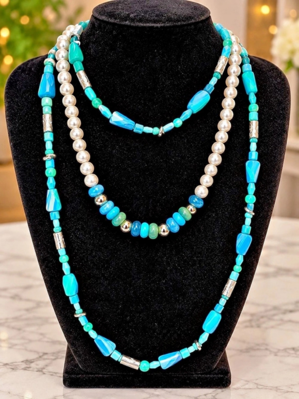 Park Lane Cascade & Bodhi Necklaces